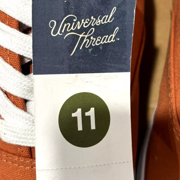 New Universal Threads Sneakers Womens 11 Rust Molly Lace Up Canvas Casual - Picture 5 of 6